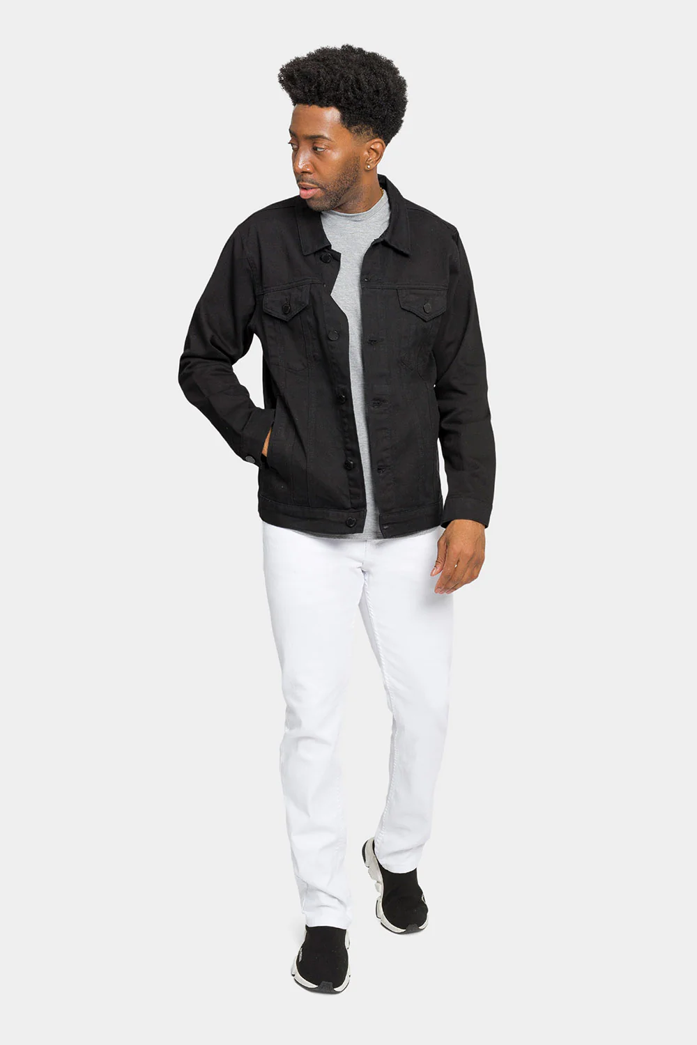 Essential Colored Denim Jacket - Image 35