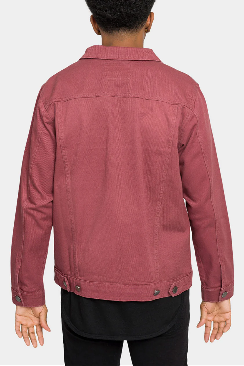 Essential Colored Denim Jacket - Image 4