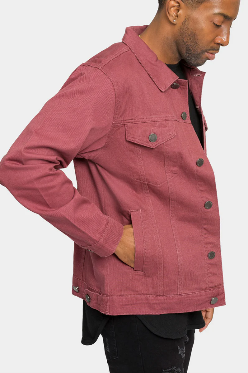 Essential Colored Denim Jacket - Image 5
