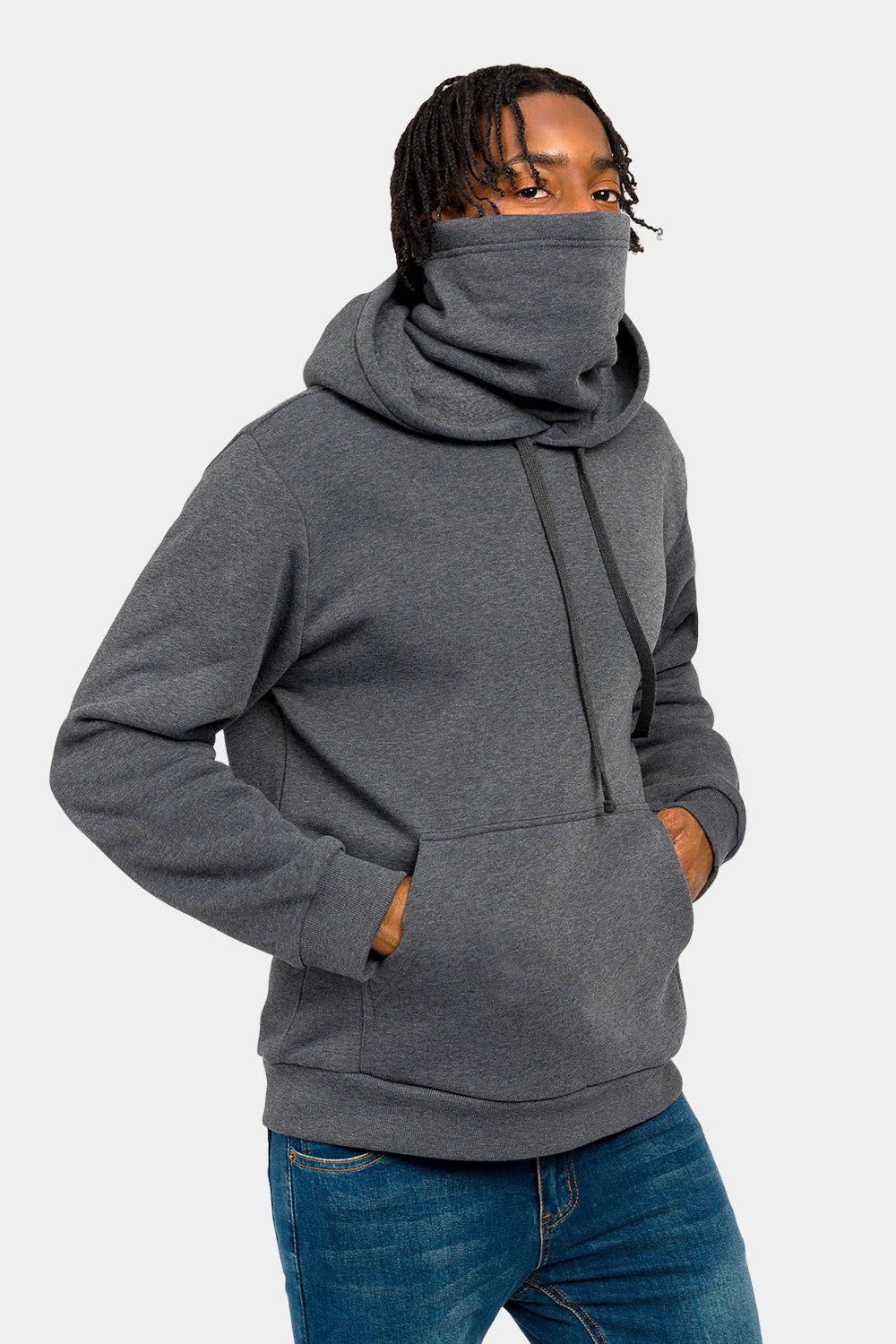 Essential Fleece Mask Hoodie - Image 10