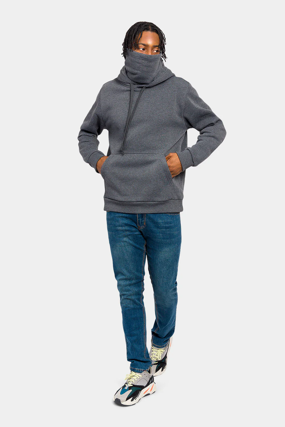 Essential Fleece Mask Hoodie - Image 12