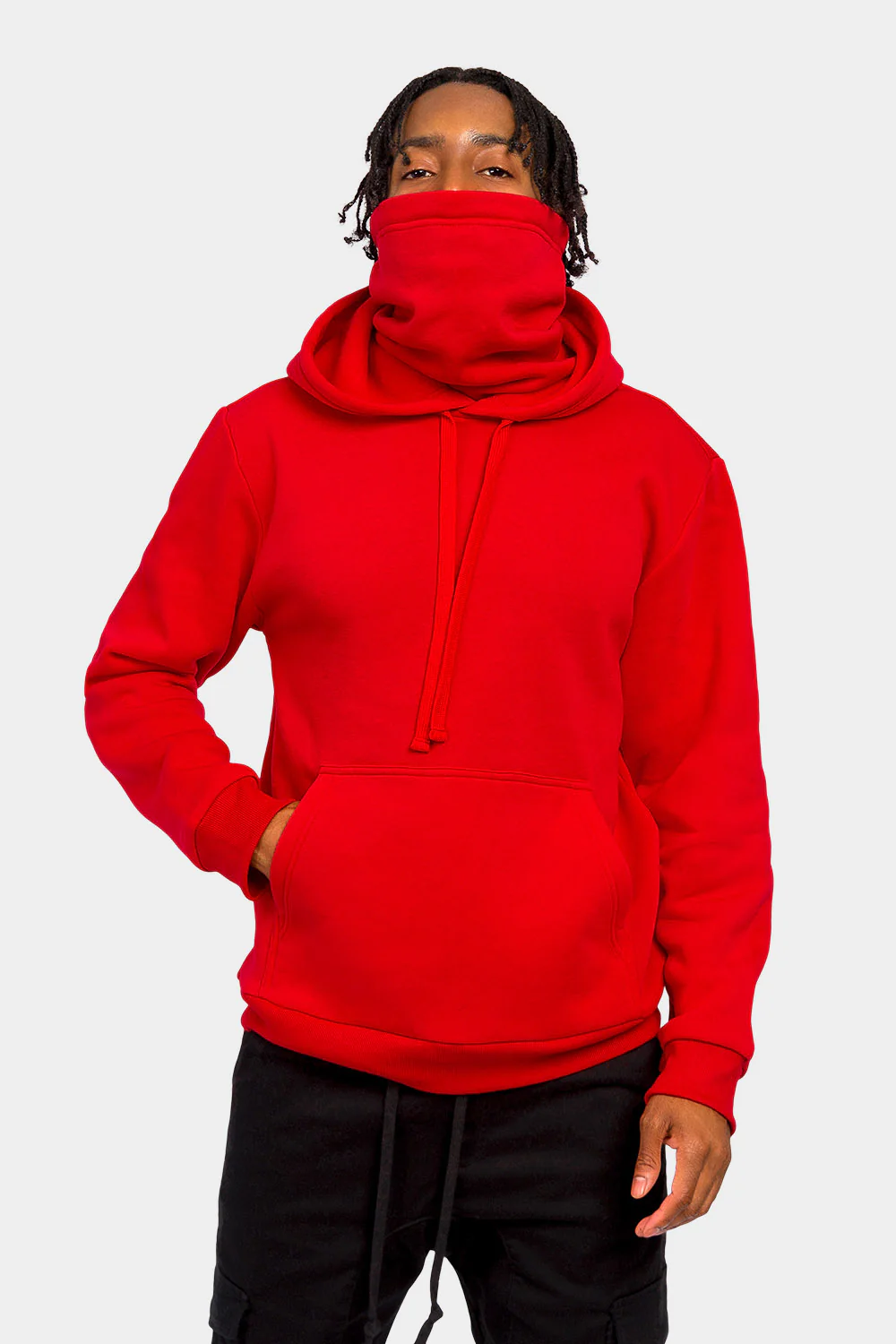 Essential Fleece Mask Hoodie - Image 25