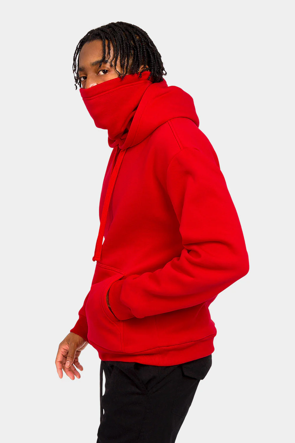 Essential Fleece Mask Hoodie - Image 26