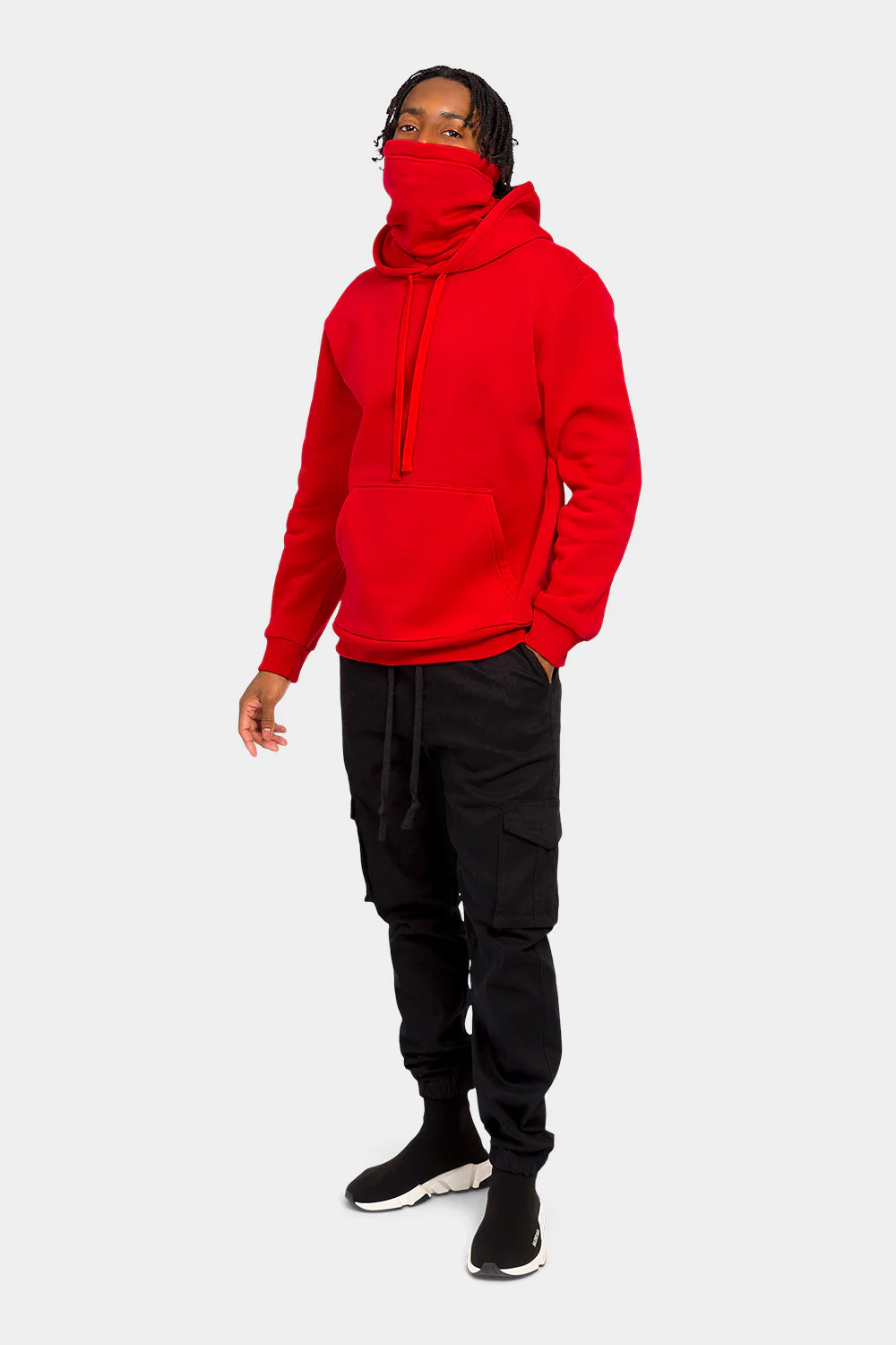Essential Fleece Mask Hoodie - Image 30