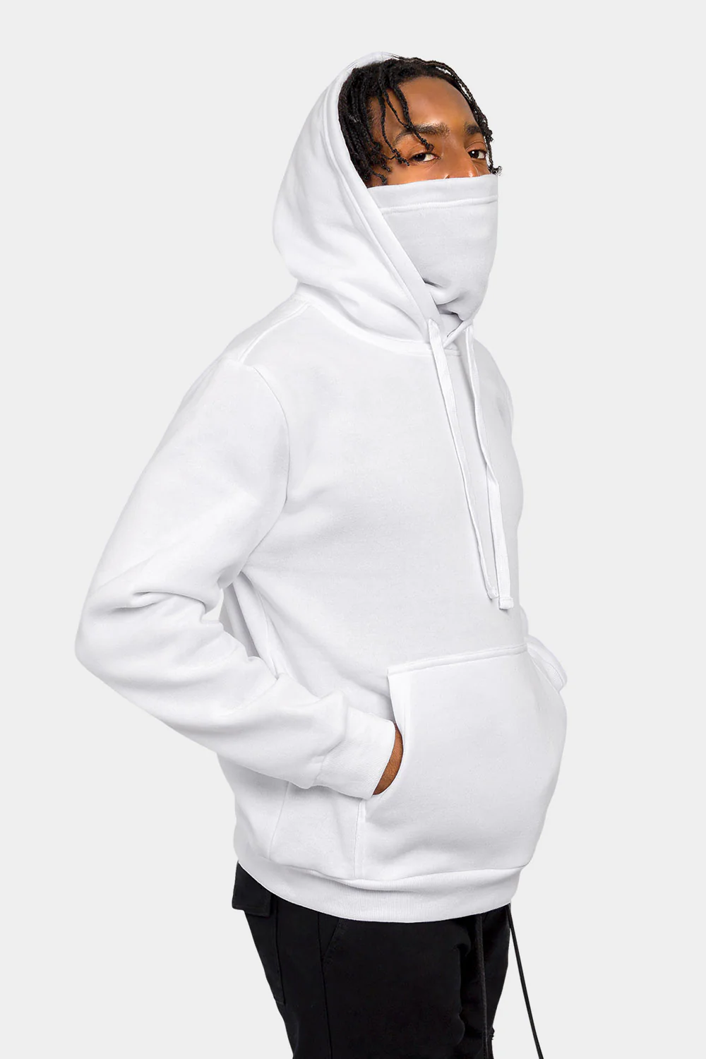 Essential Fleece Mask Hoodie - Image 35