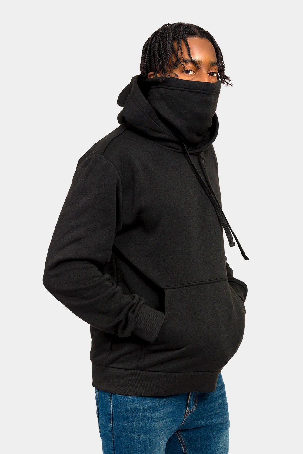 Essential Fleece Mask Hoodie - Image 4