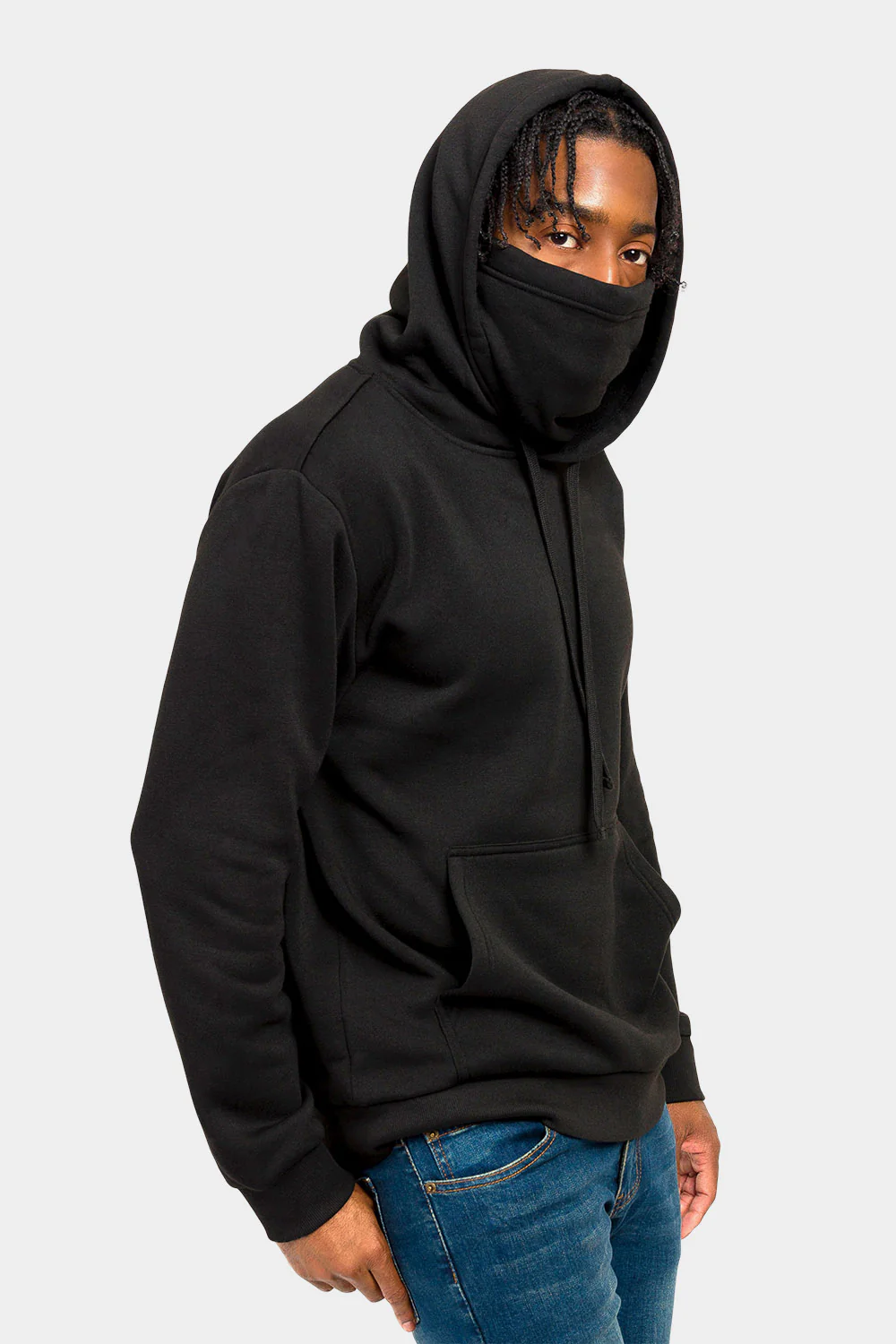 Essential Fleece Mask Hoodie - Image 5