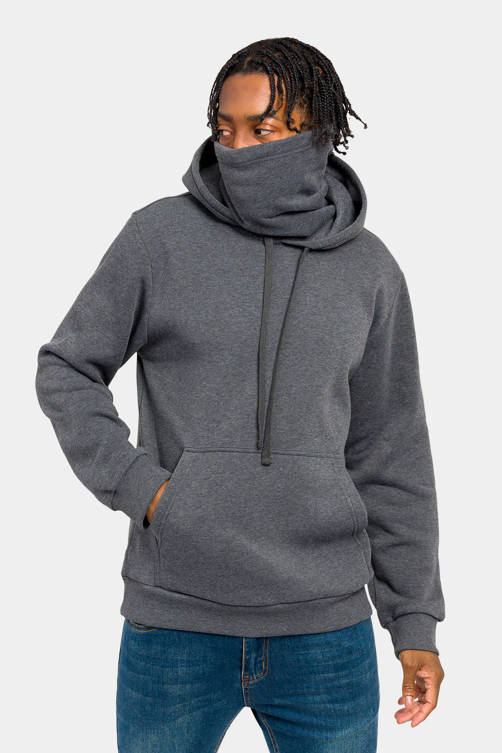 Essential Fleece Mask Hoodie - Image 7