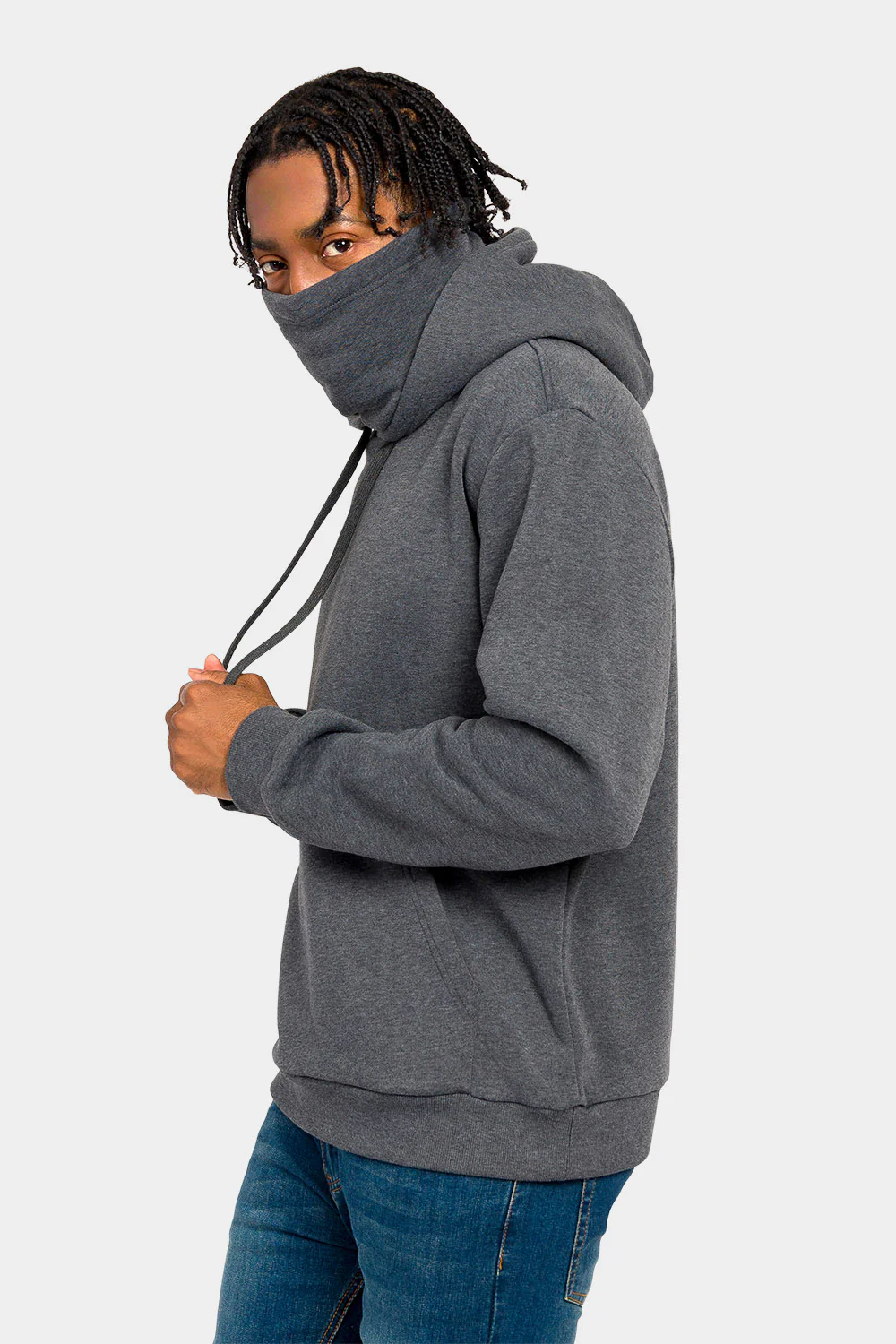 Essential Fleece Mask Hoodie - Image 8