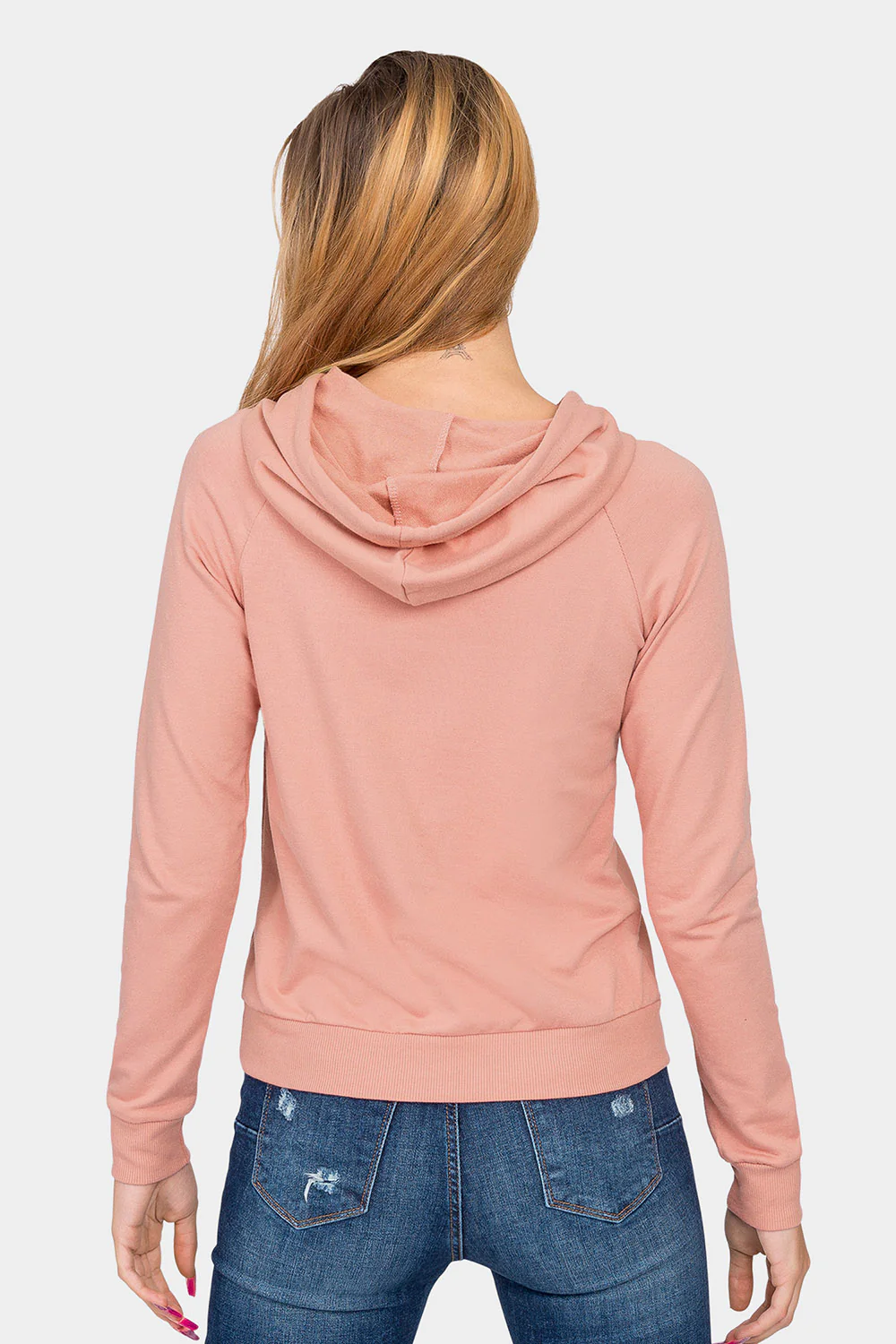 Essential French Terry Long Sleeve Hoodie - Image 10