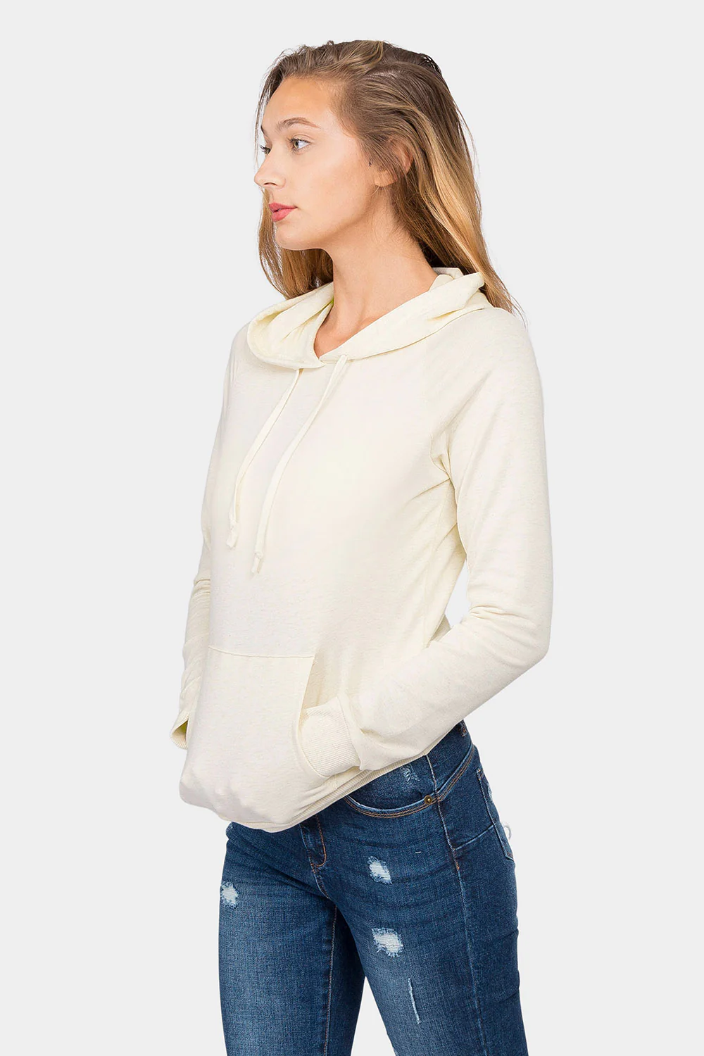 Essential French Terry Long Sleeve Hoodie - Image 23
