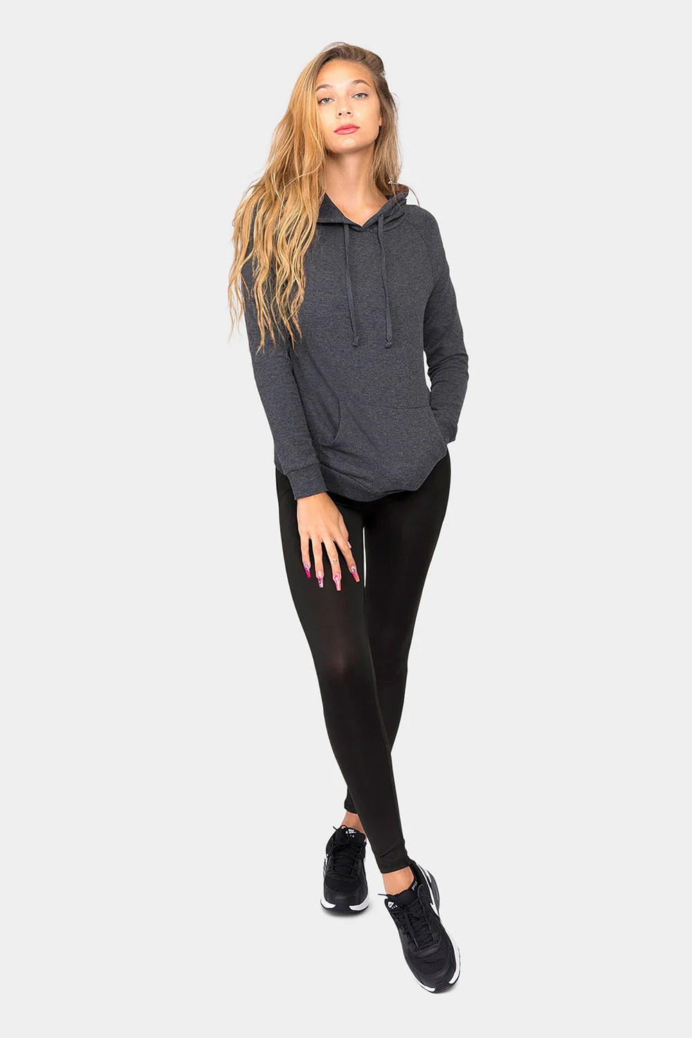 Essential French Terry Long Sleeve Hoodie - Image 5