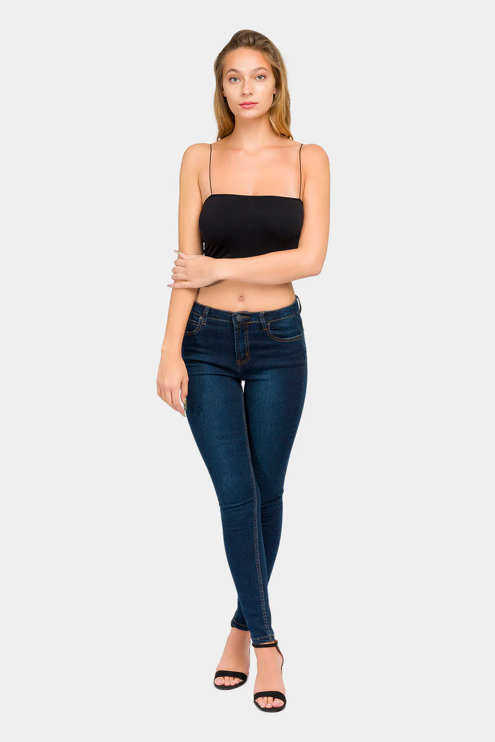 Essential High Rise Stretch Skinny Jeans - Image 5
