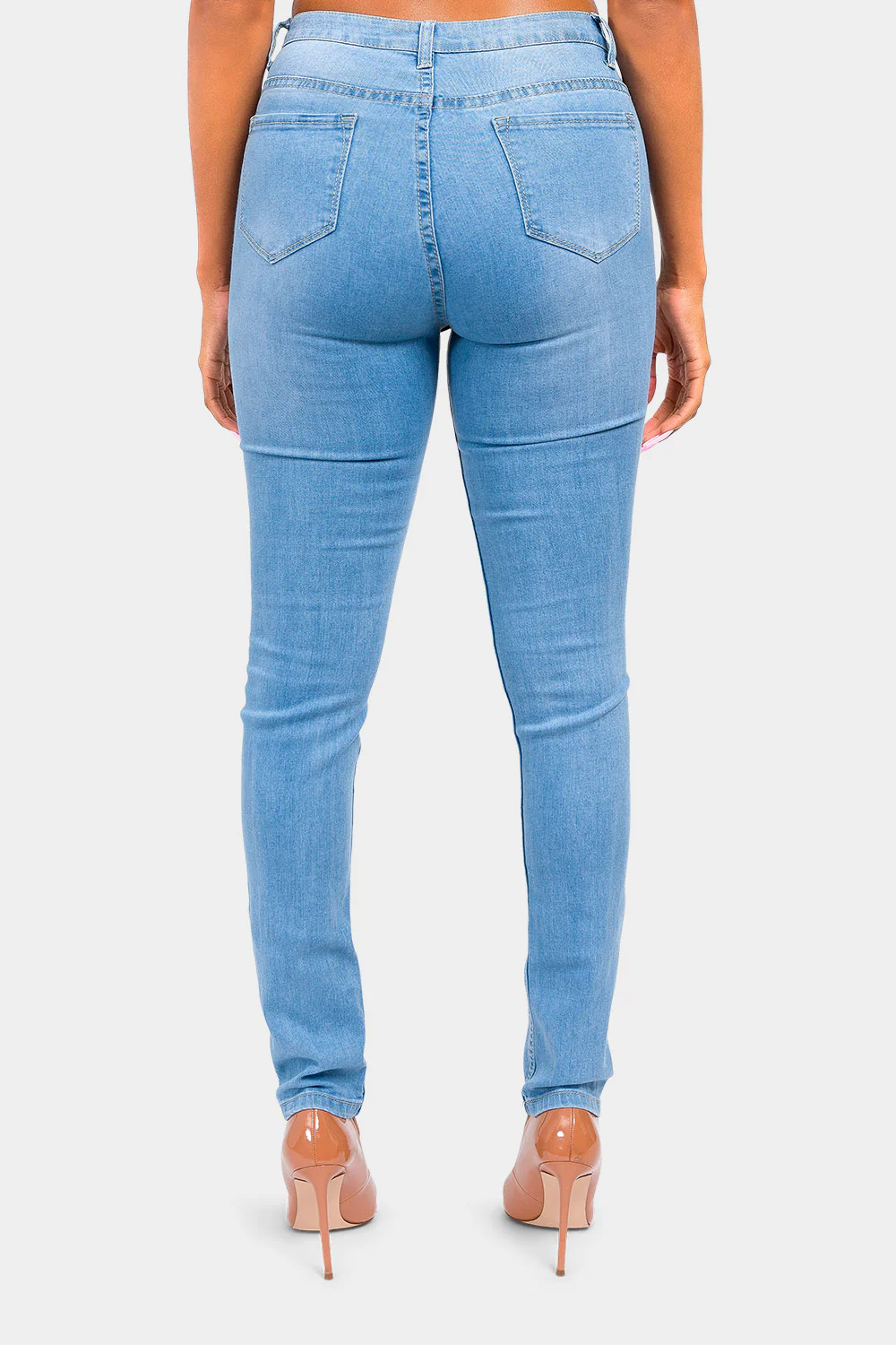 Essential High Rise Stretch Skinny Jeans - Image 8