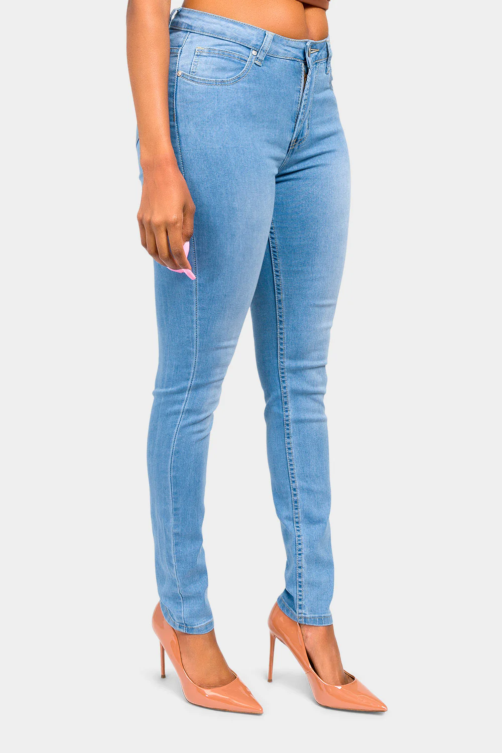 Essential High Rise Stretch Skinny Jeans - Image 9