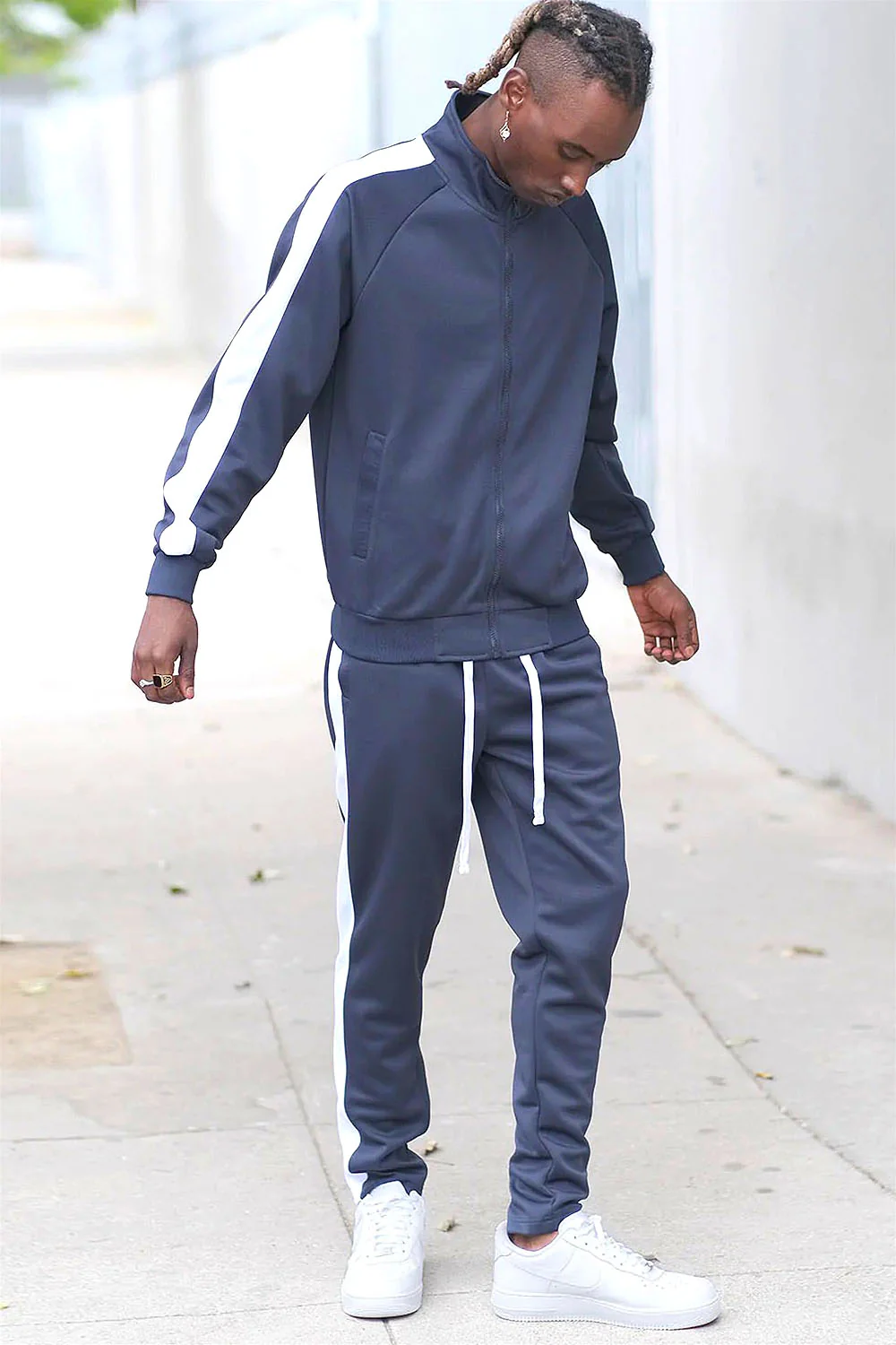 Essential Side Stripe Track Suit - Image 11