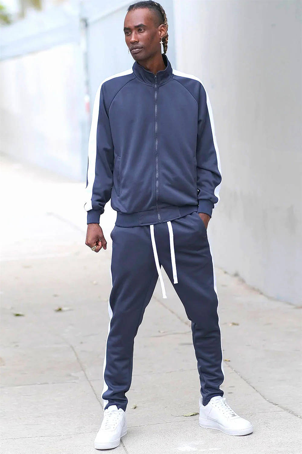 Essential Side Stripe Track Suit - Image 9