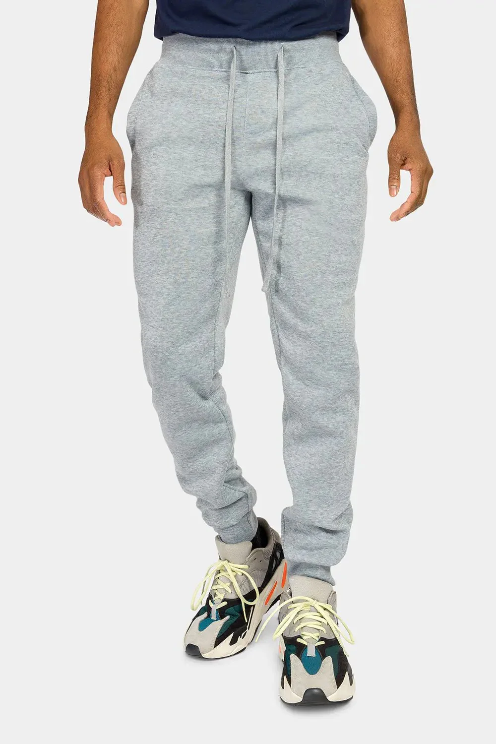 Essential Slim Fit Fleece Sweatpants - Image 11