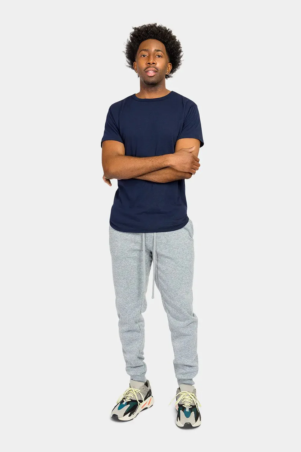 Essential Slim Fit Fleece Sweatpants - Image 15