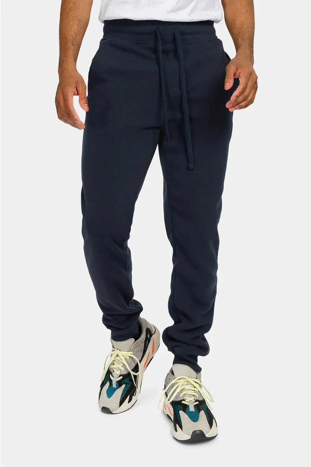 Essential Slim Fit Fleece Sweatpants - Image 16