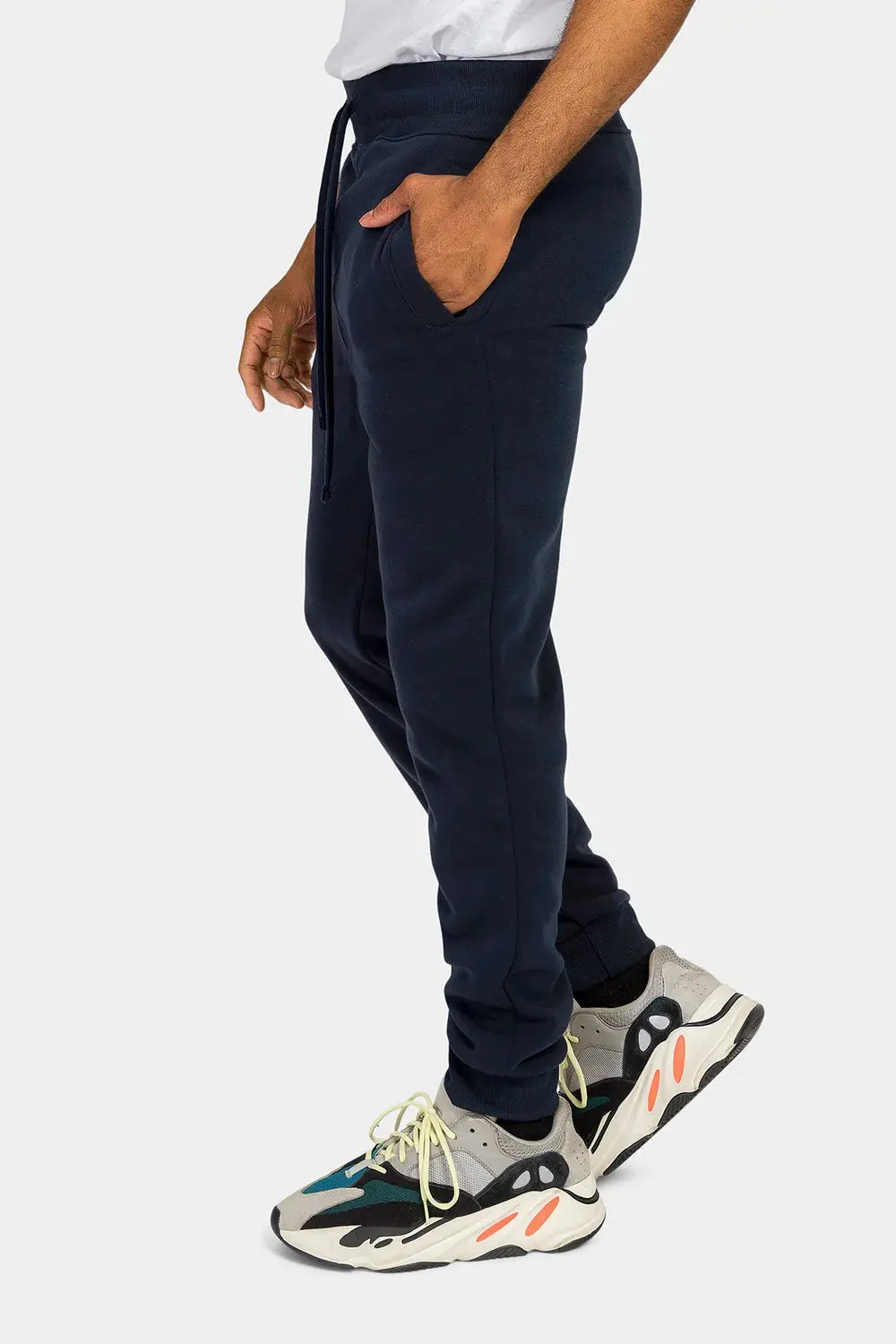 Essential Slim Fit Fleece Sweatpants - Image 17