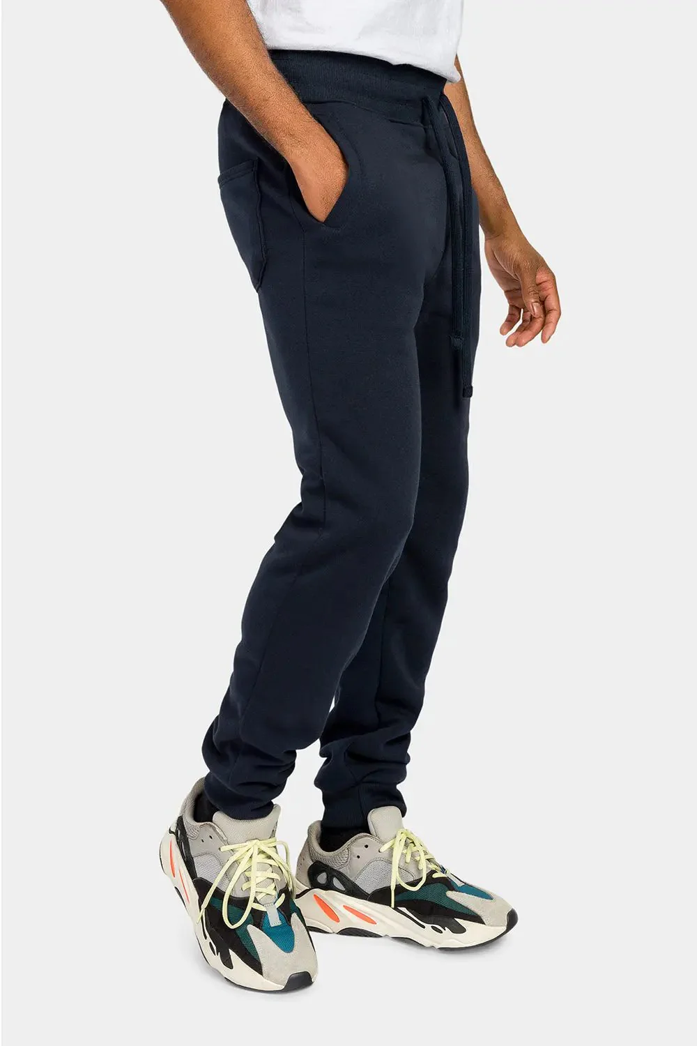 Essential Slim Fit Fleece Sweatpants - Image 19