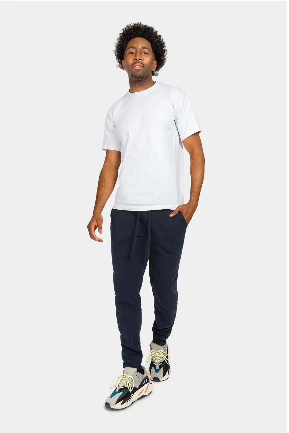 Essential Slim Fit Fleece Sweatpants - Image 20