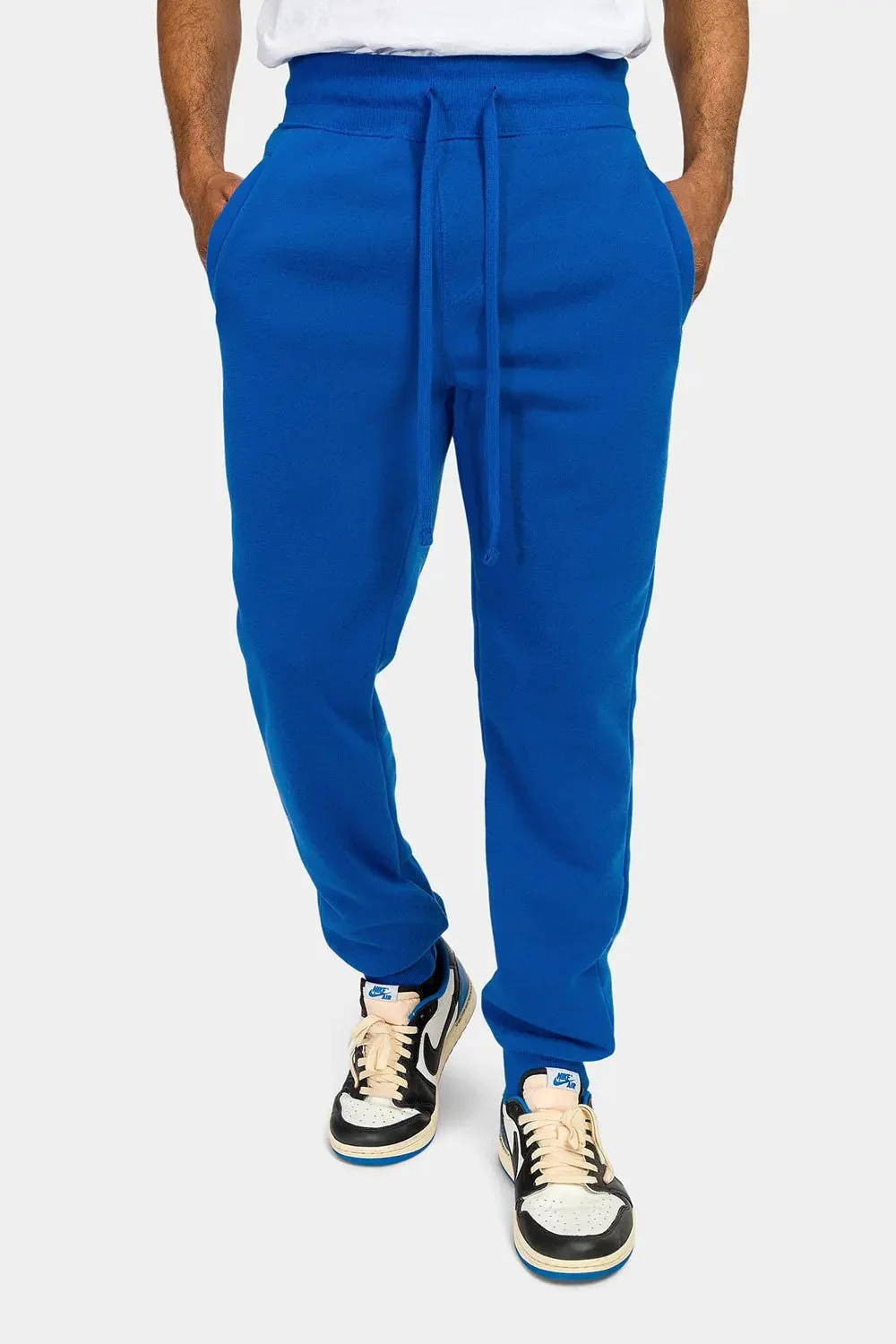 Essential Slim Fit Fleece Sweatpants - Image 21