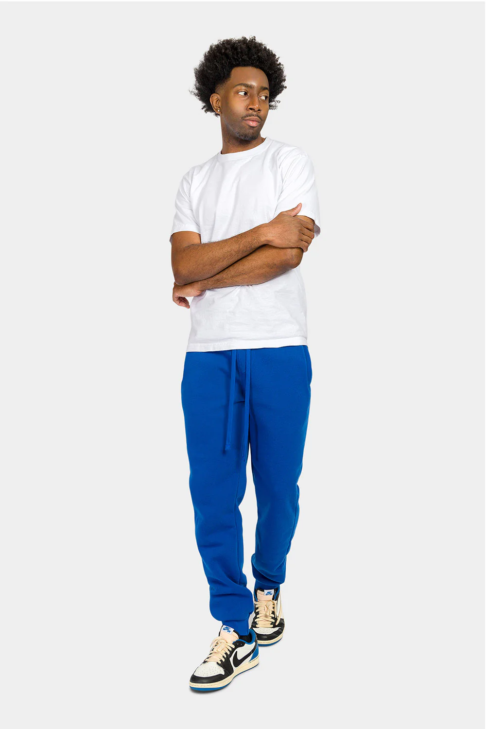 Essential Slim Fit Fleece Sweatpants - Image 25