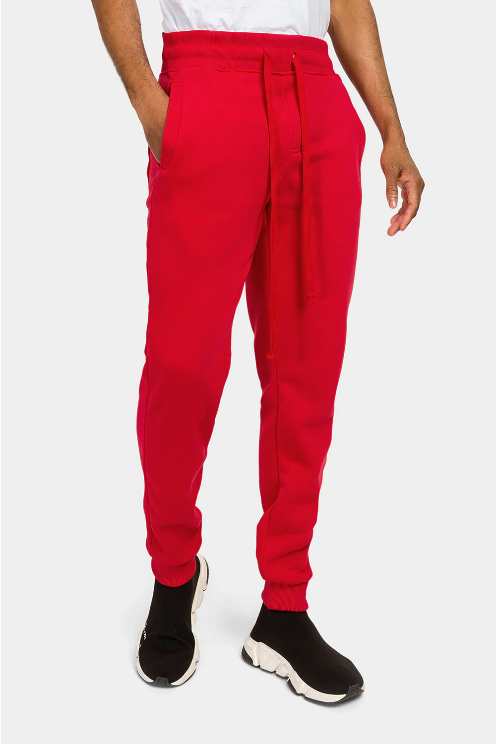 Essential Slim Fit Fleece Sweatpants - Image 26