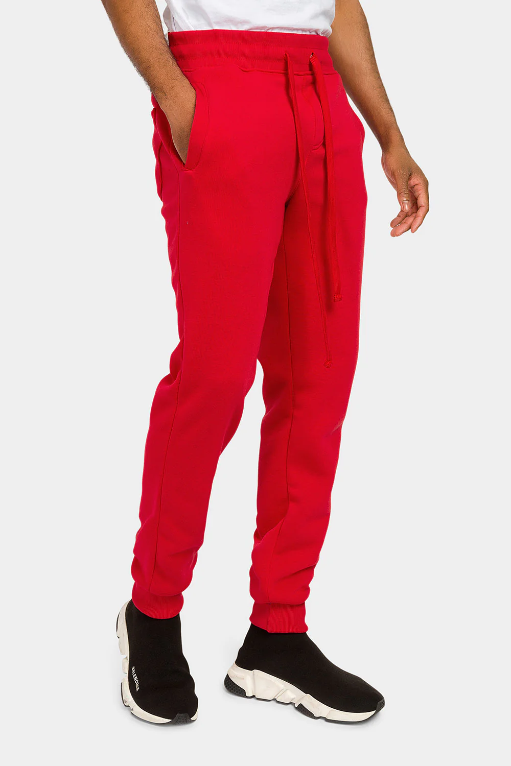 Essential Slim Fit Fleece Sweatpants - Image 29