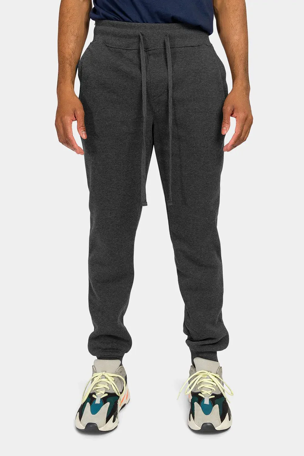 Essential Slim Fit Fleece Sweatpants - Image 6