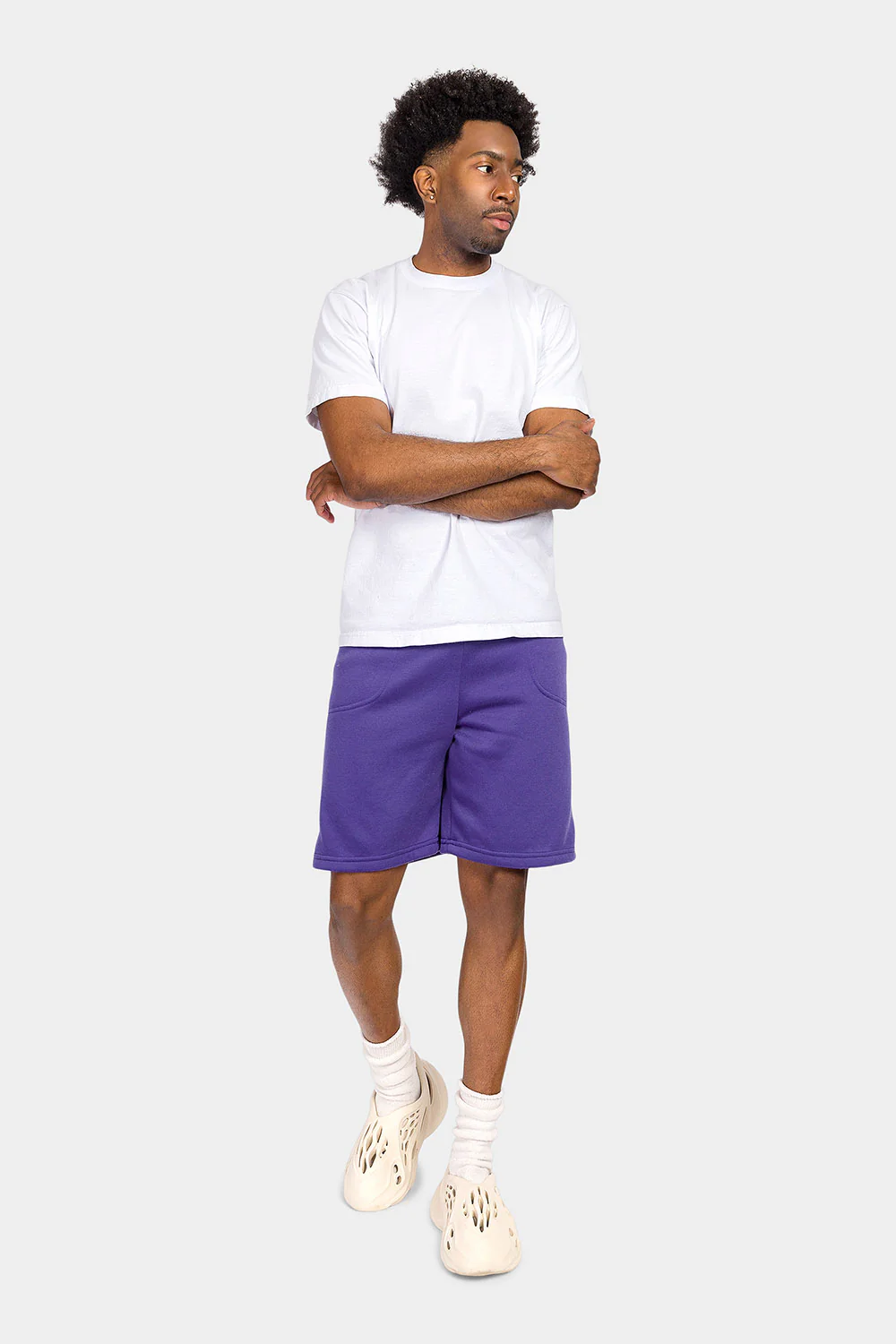 Essential Solid Fleece Shorts - Image 14