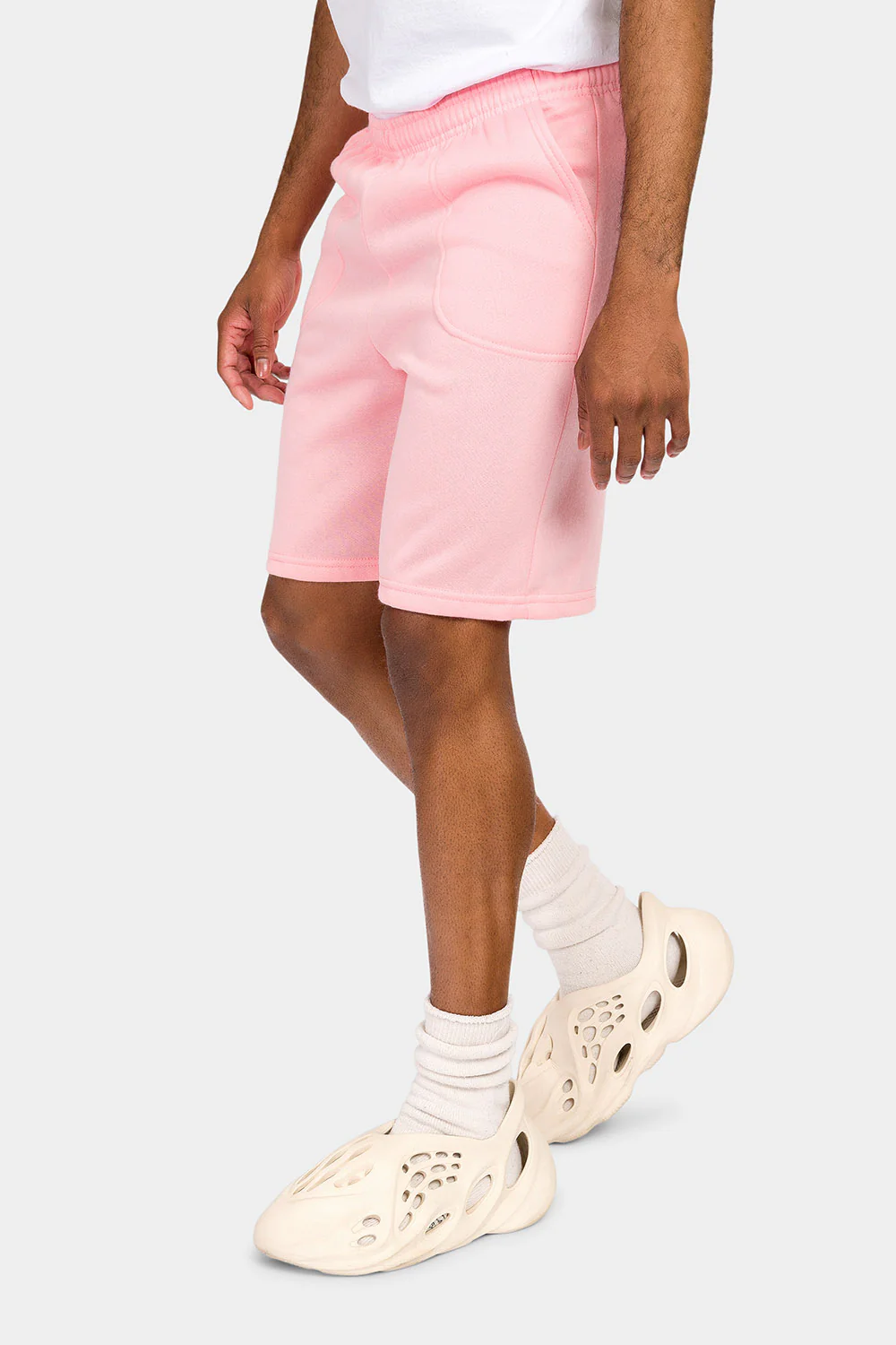 Essential Solid Fleece Shorts - Image 2