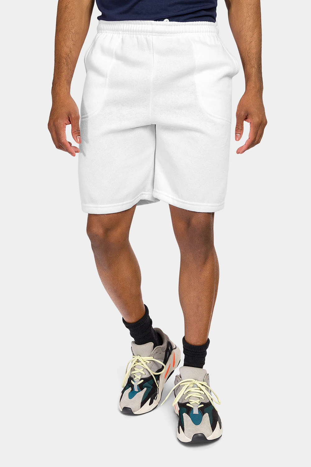 Essential Solid Fleece Shorts - Image 31