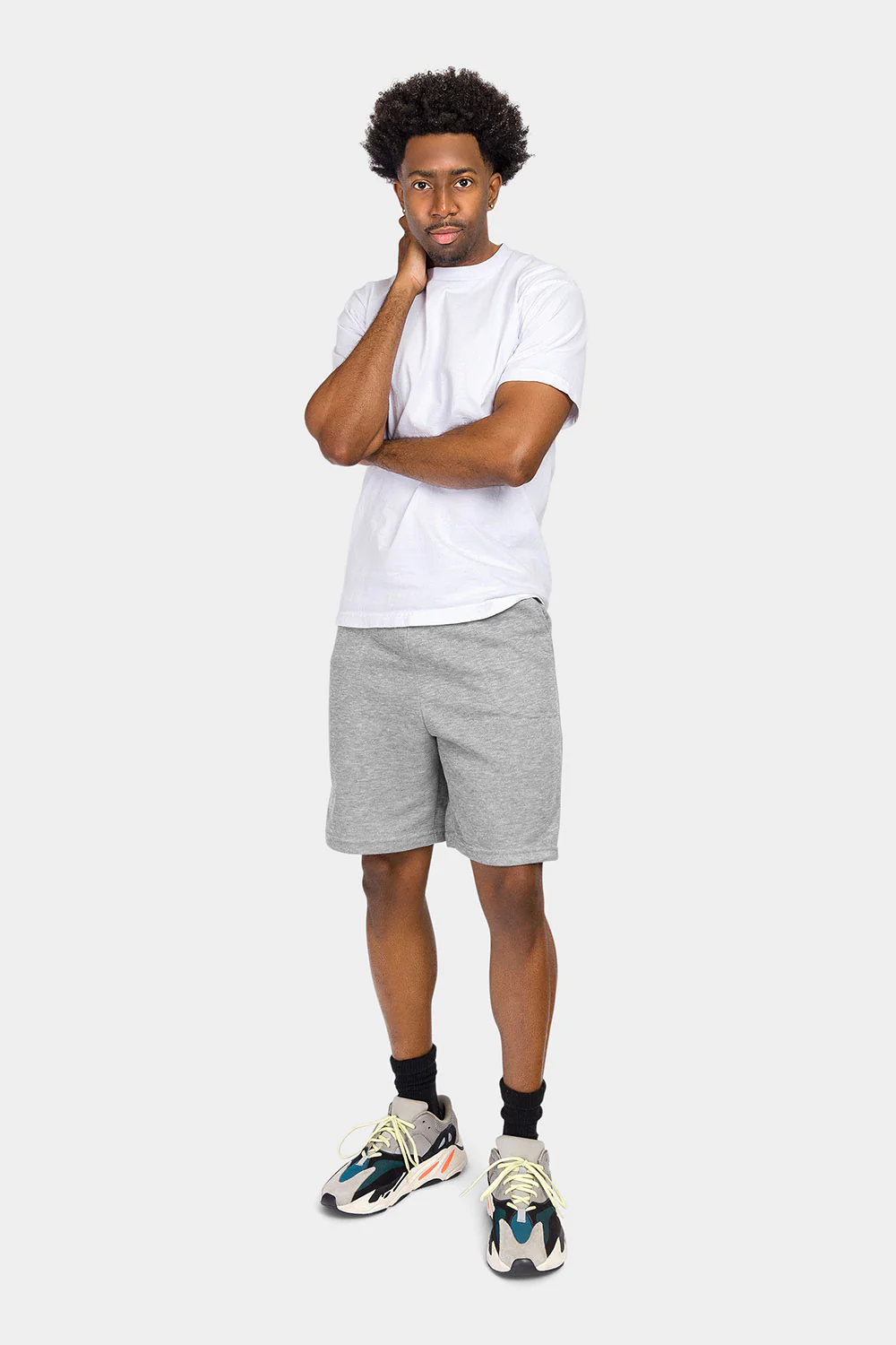 Essential Solid Fleece Shorts - Image 40
