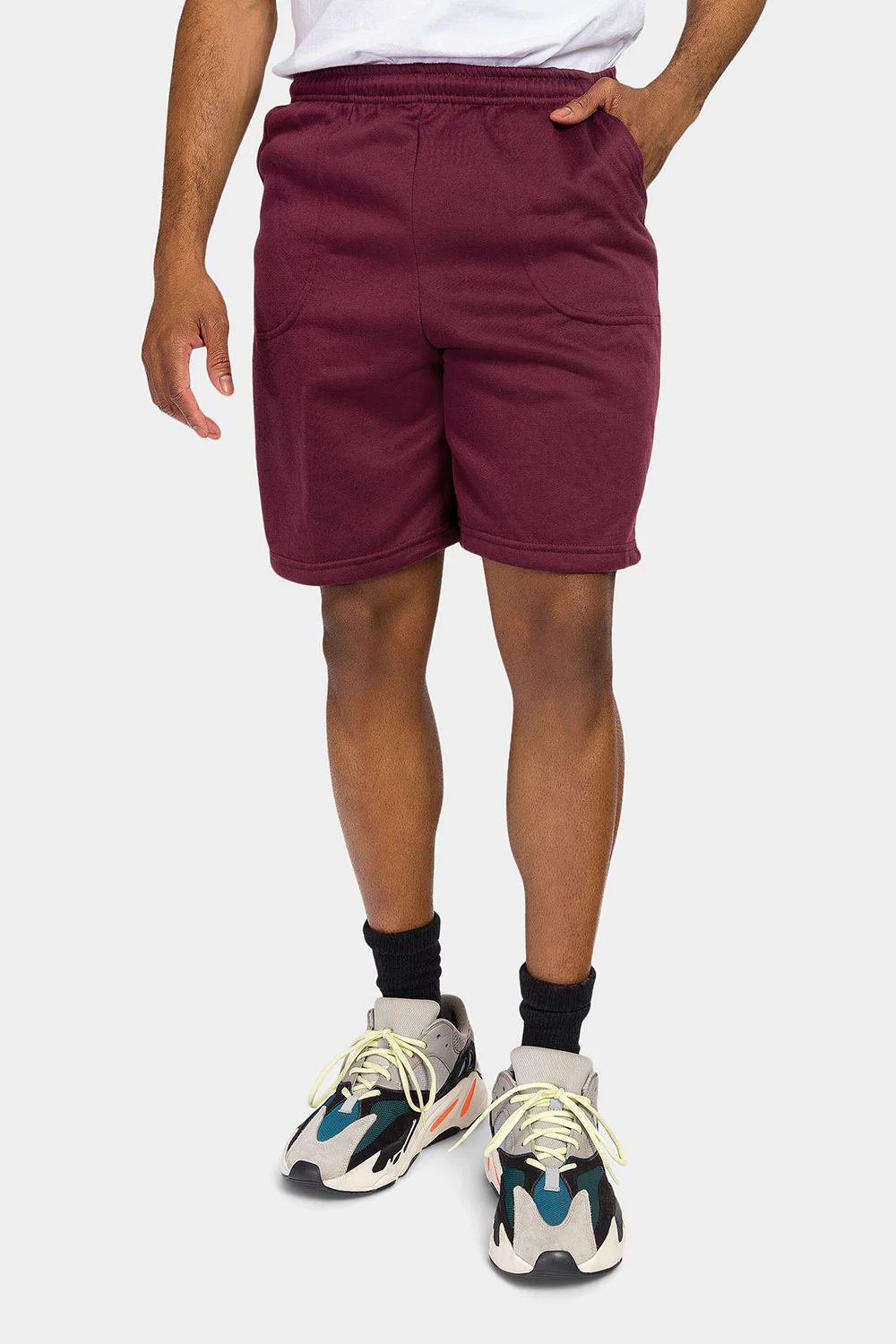 Essential Solid Fleece Shorts - Image 51