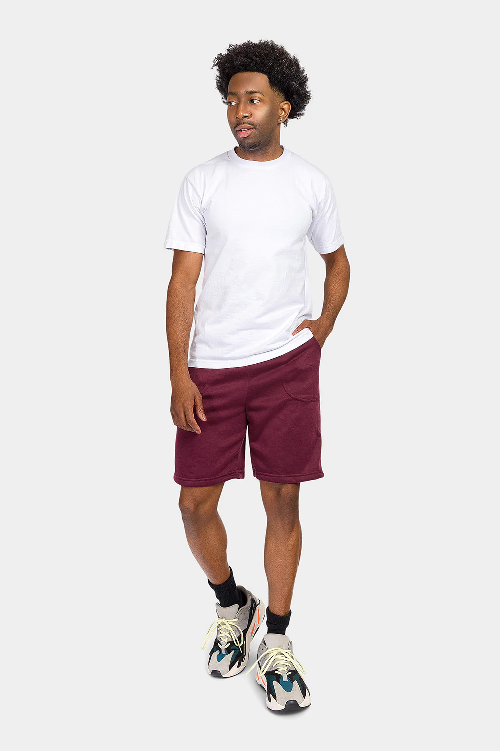 Essential Solid Fleece Shorts - Image 55