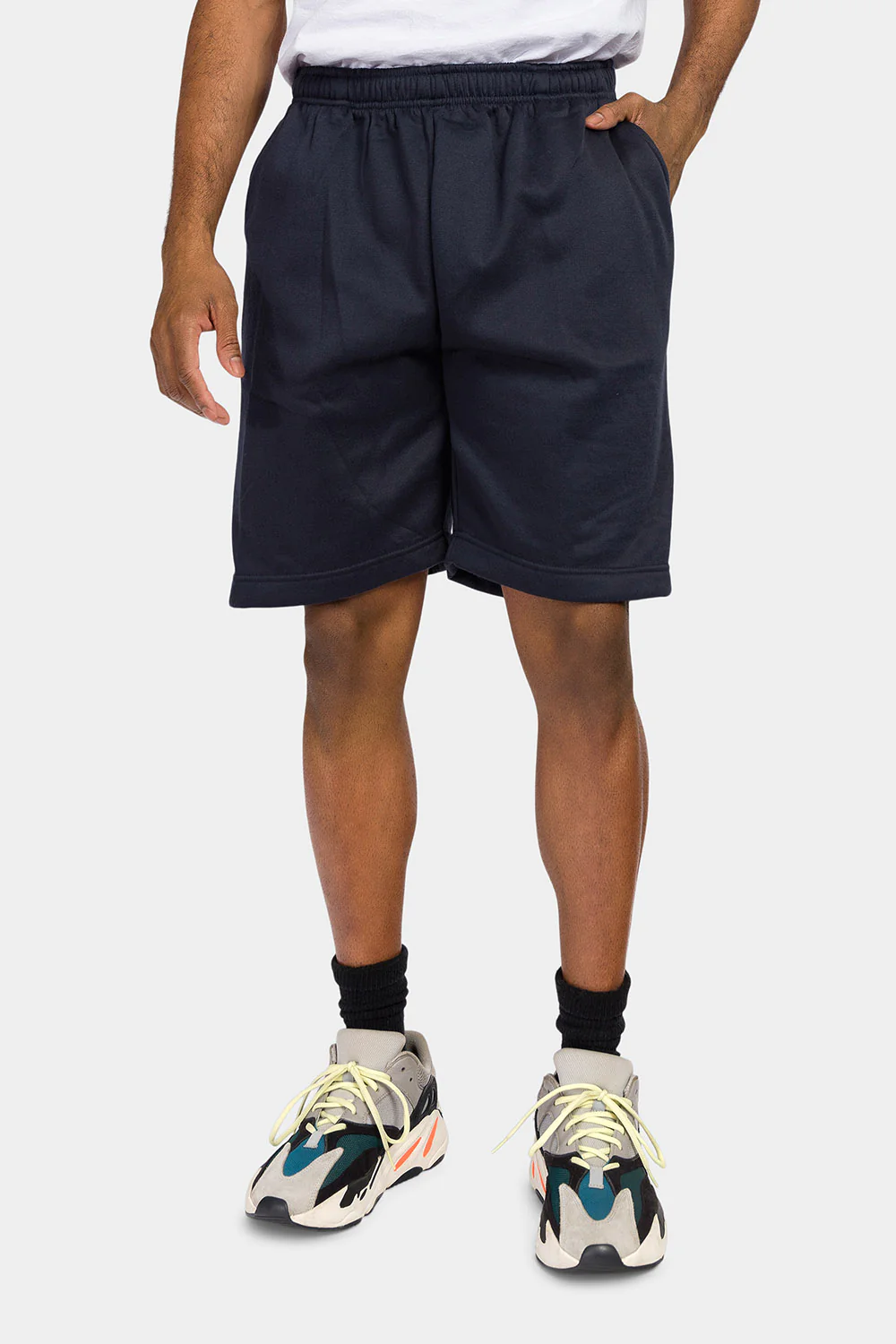 Essential Solid Fleece Shorts - Image 6
