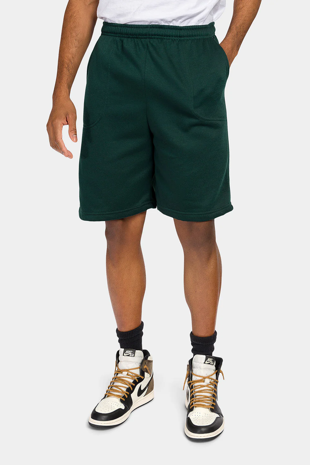 Essential Solid Fleece Shorts - Image 61