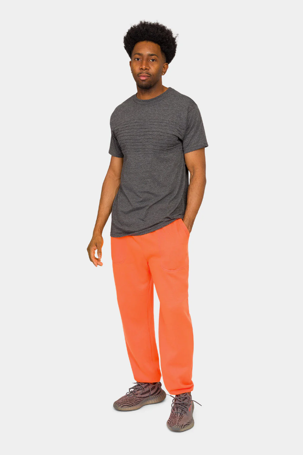 Essential Solid Lightweight Fleece Sweatpants - Image 10