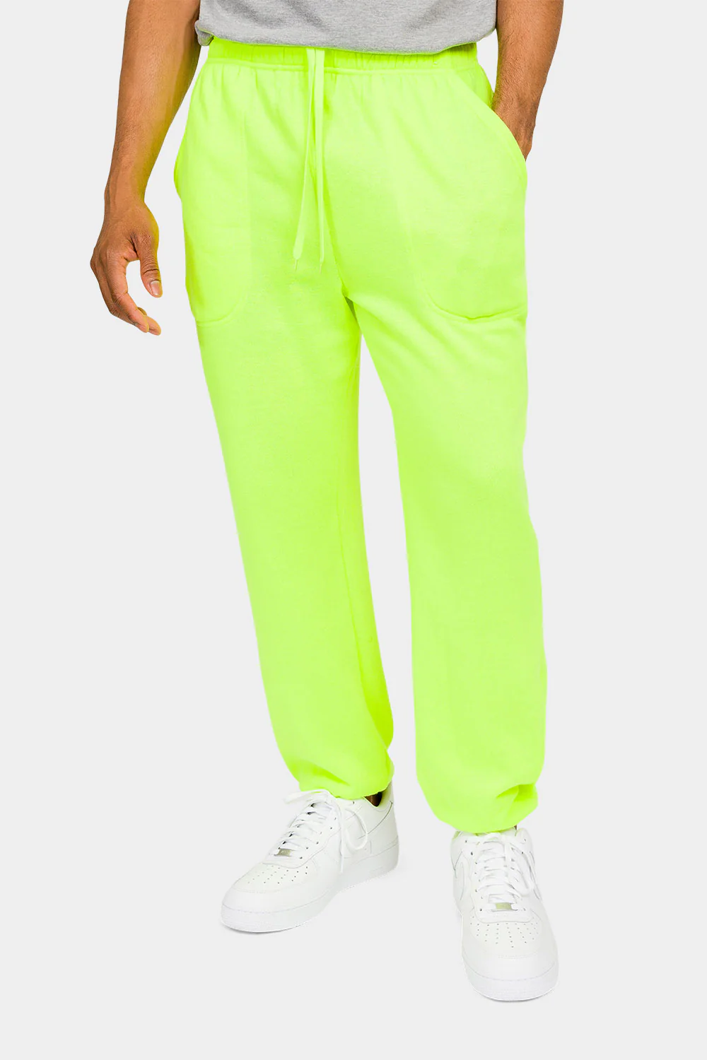 Essential Solid Lightweight Fleece Sweatpants - Image 11