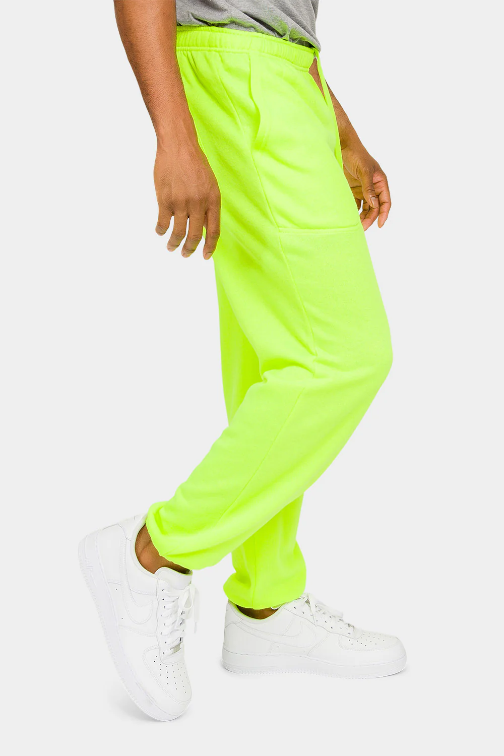 Essential Solid Lightweight Fleece Sweatpants - Image 14
