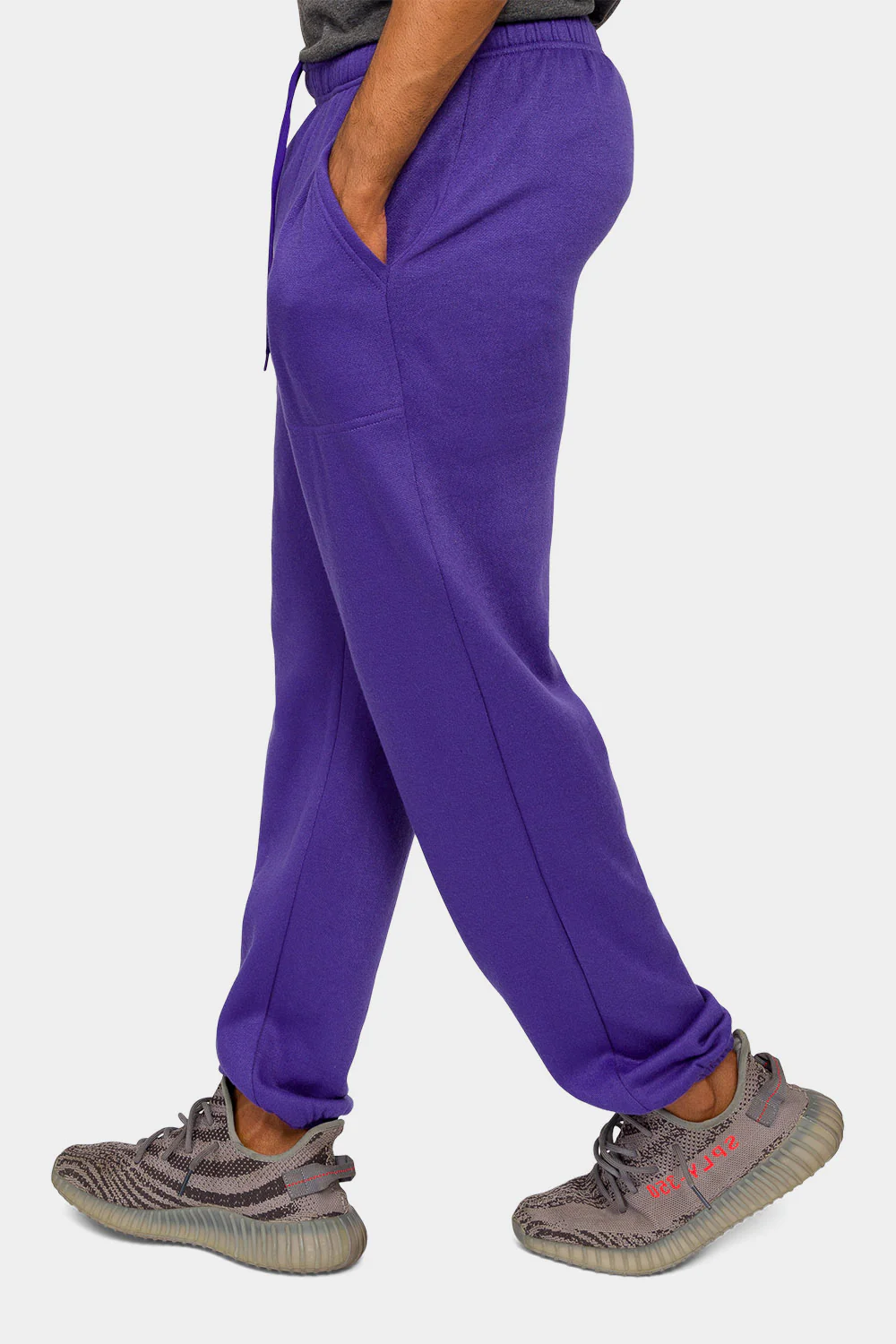 Essential Solid Lightweight Fleece Sweatpants - Image 17