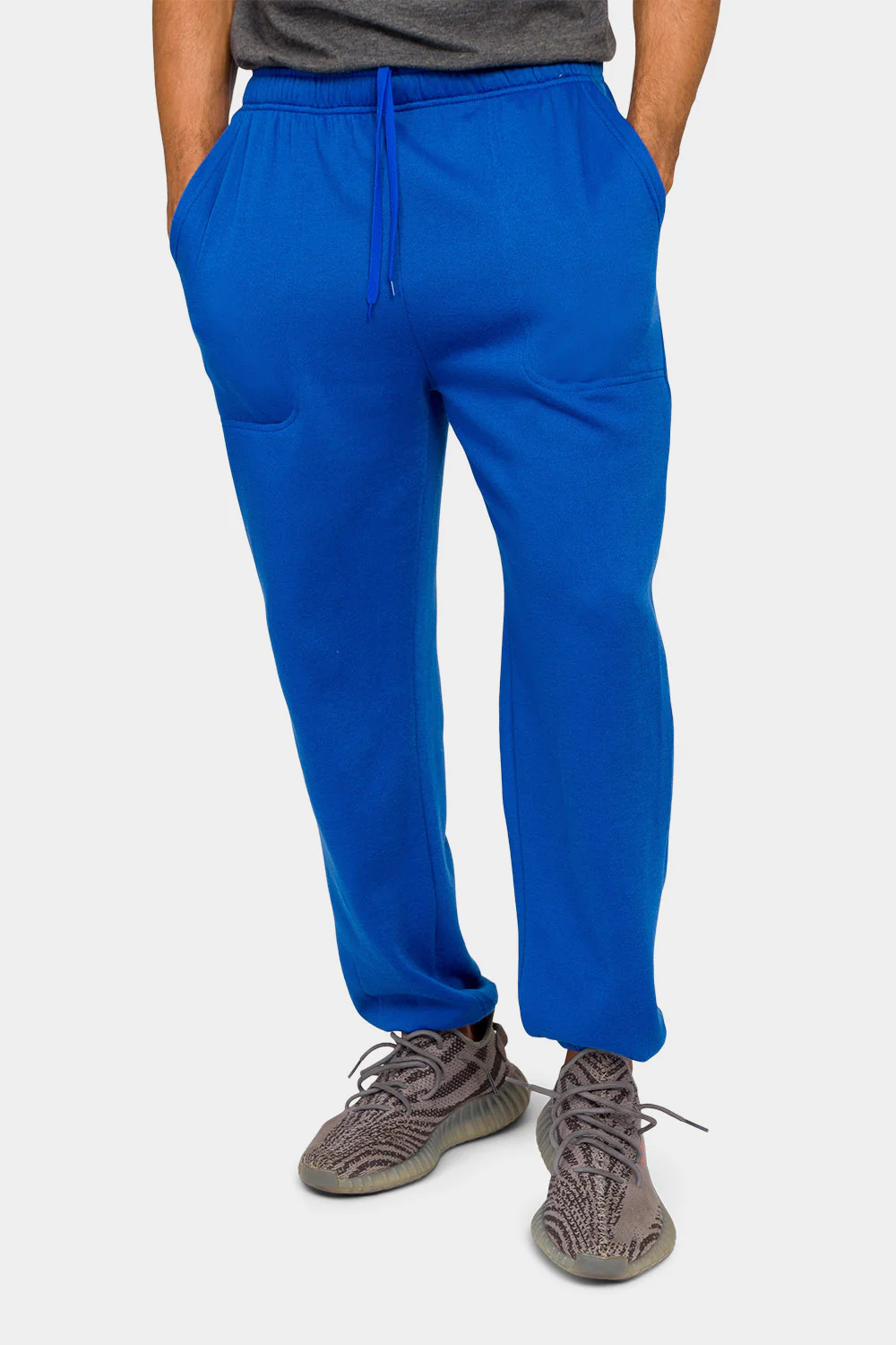 Essential Solid Lightweight Fleece Sweatpants - Image 21