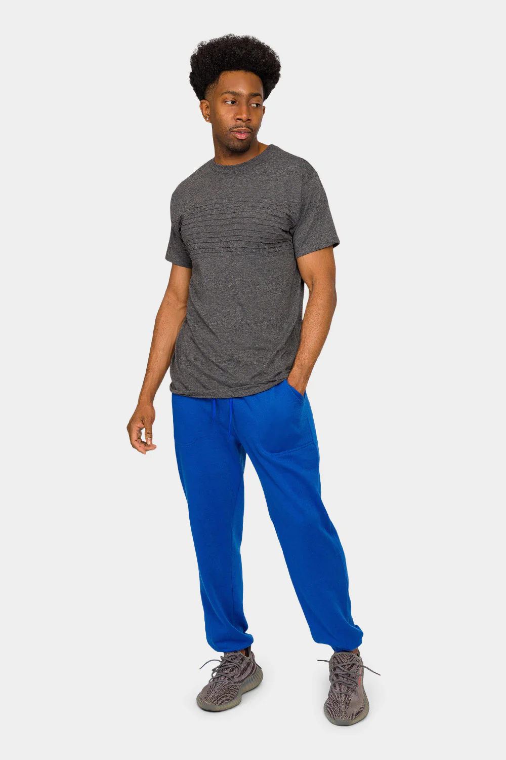 Essential Solid Lightweight Fleece Sweatpants - Image 25