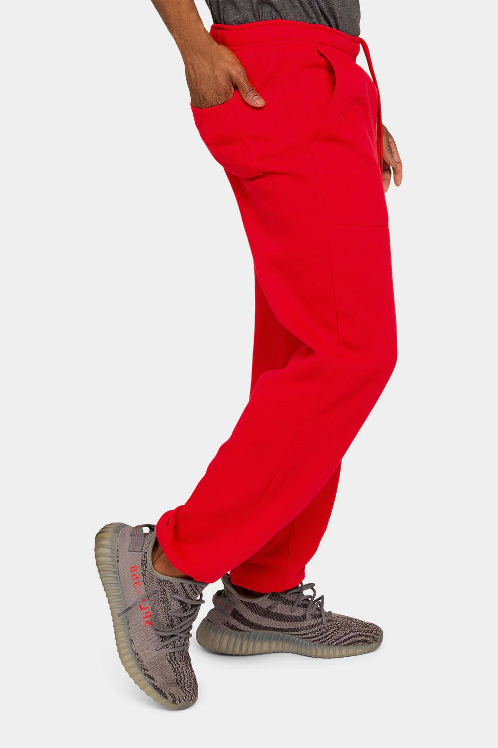 Essential Solid Lightweight Fleece Sweatpants - Image 29