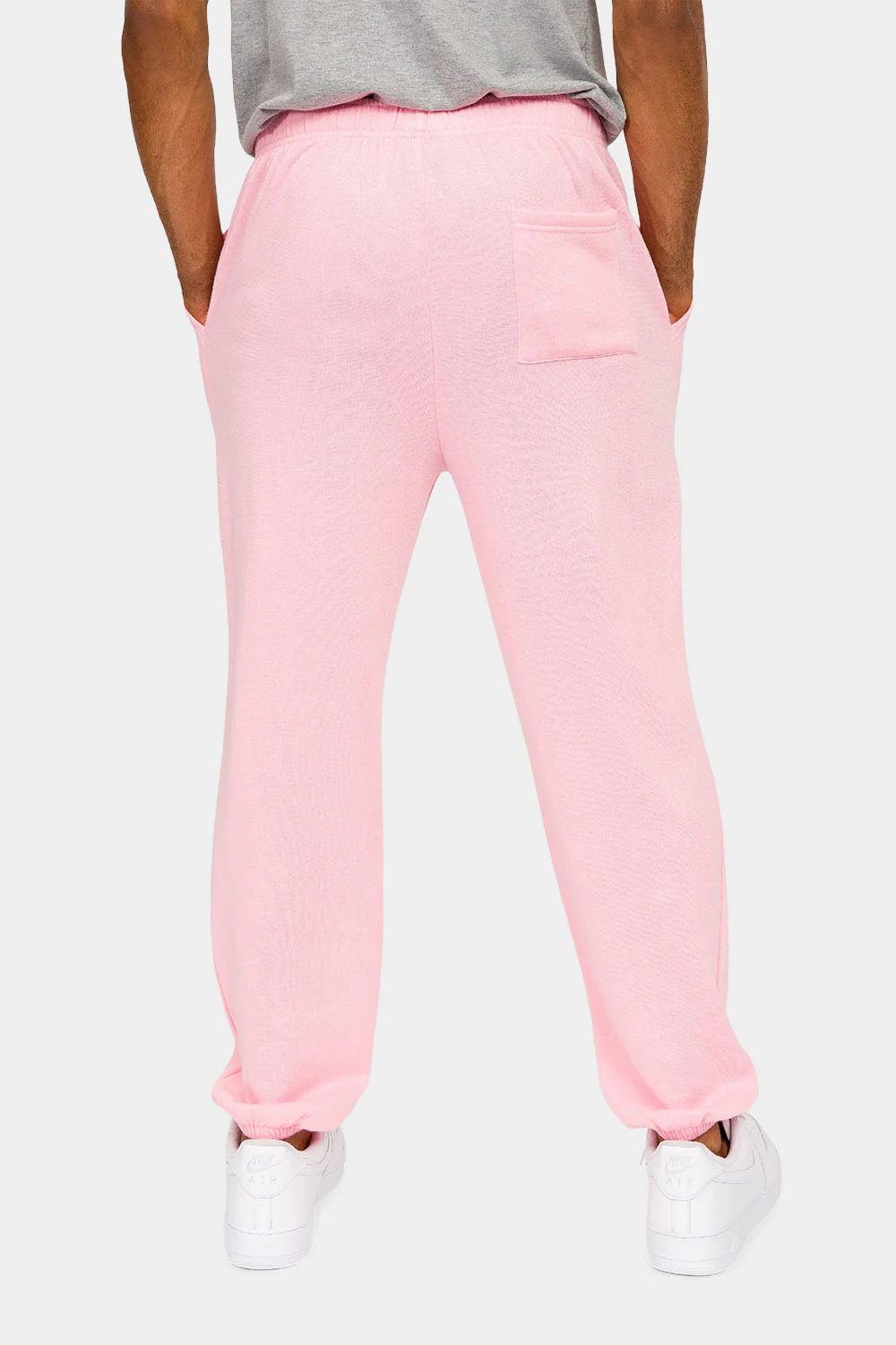 Essential Solid Lightweight Fleece Sweatpants - Image 3