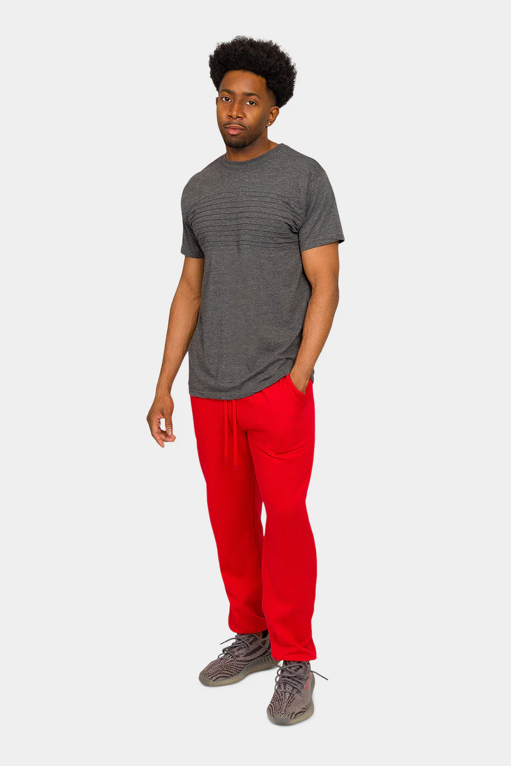 Essential Solid Lightweight Fleece Sweatpants - Image 30