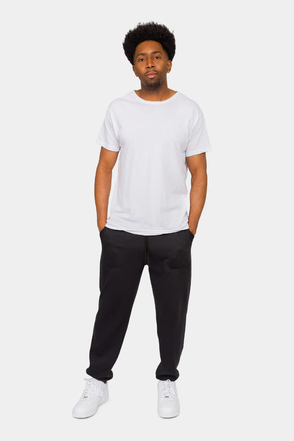 Essential Solid Lightweight Fleece Sweatpants - Image 10